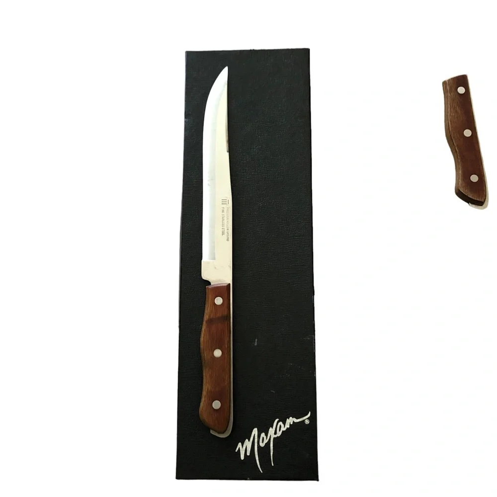 Maxam Precision Hollow Ground Fine Stainless Steel Knives